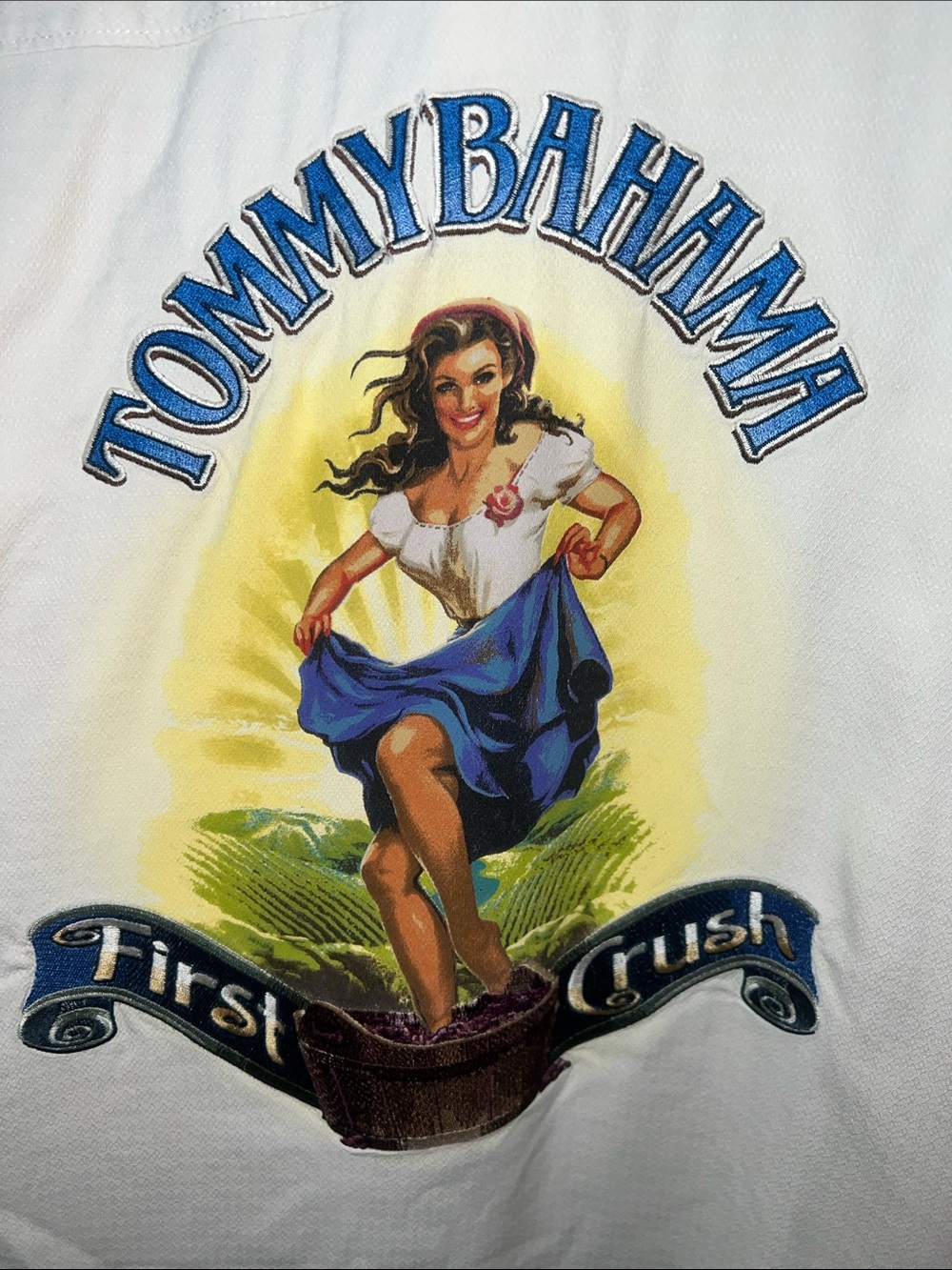 Tommy Bahama Cream Short-Sleeve Button-Up Shirt - Classic Casual Sz. XL